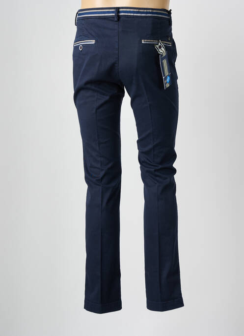 Pantalon chino stretch taille normale bleu MASON'S homme