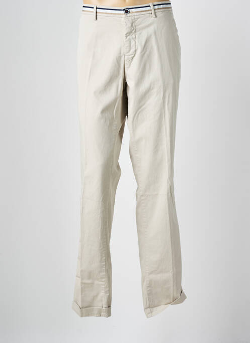 Pantalon chino stretch taille normale beige MASON'S homme