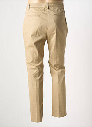 Pantalon chino fermeture zippée sous rabat avec crochet taille normale beige ASPESI homme