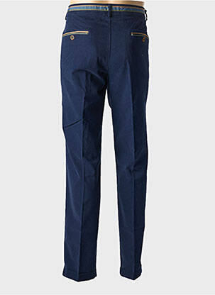 Pantalon chino tissage popeline taille normale bleu MASON'S homme