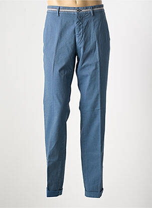 Pantalon chino tissage popeline taille normale bleu MASON'S homme