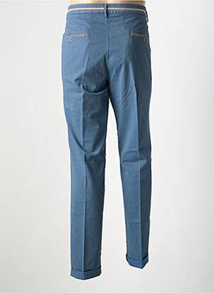 Pantalon chino tissage popeline taille normale bleu MASON'S homme