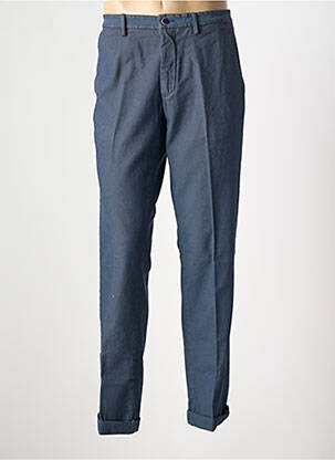 Pantalon chino tissage chiné taille normale bleu MASON'S homme