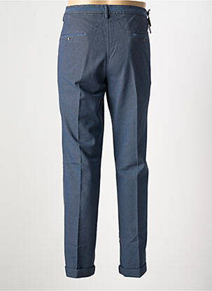 Pantalon chino tissage chiné taille normale bleu MASON'S homme