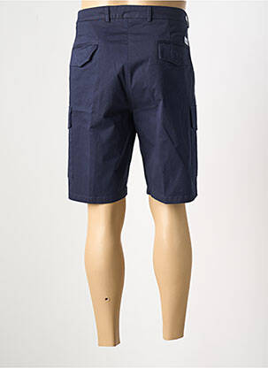 Bermuda multipoches taille normale bleu MANUEL RITZ homme