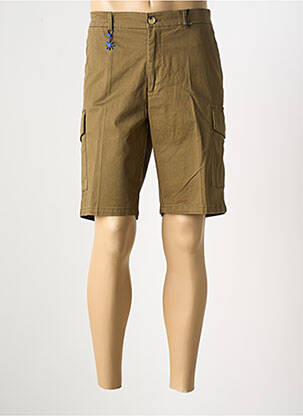 Bermuda multipoches taille normale vert MANUEL RITZ homme