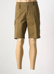 Bermuda multipoches taille normale vert MANUEL RITZ homme