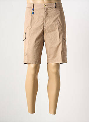 Bermuda multipoches taille normale beige MANUEL RITZ homme