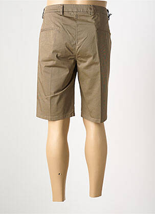 Bermuda taille à pinces taille normale marron MANUEL RITZ homme
