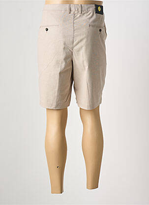 Bermuda taille à pinces taille basse beige HUGO BOSS homme