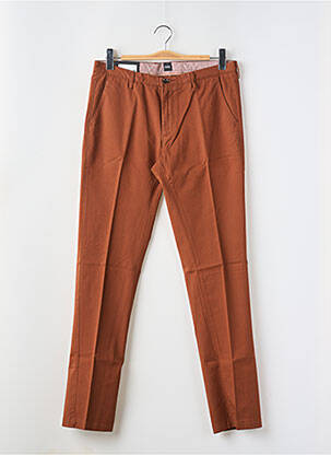 Pantalon chino tissage popeline taille normale orange clair HUGO BOSS homme