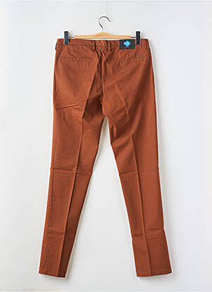 Pantalon chino tissage popeline taille normale orange clair HUGO BOSS homme