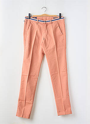 Pantalon chino stretch taille normale orange MASON'S homme