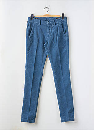 Pantalon chino stretch taille normale bleu MASON'S homme