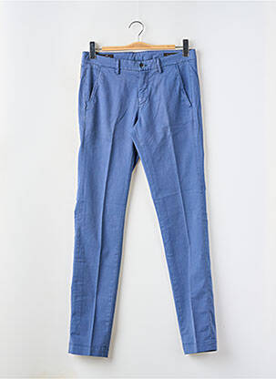 Pantalon chino tissage popeline taille normale bleu MASON'S homme