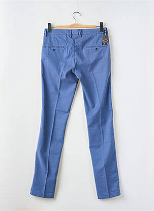 Pantalon chino tissage popeline taille normale bleu MASON'S homme