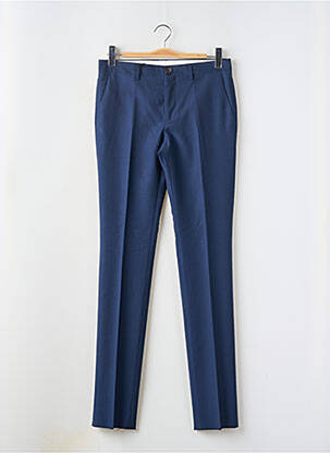 Pantalon chino poches taille haute bleu PAUL SMITH homme