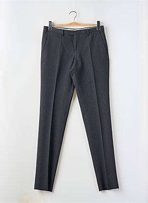 Pantalon chino tissage chiné taille normale noir ARMANI homme
