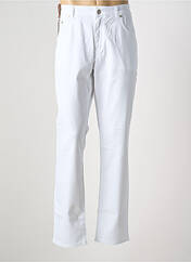 Jeans coupe slim blanc DEVORE pour homme seconde vue