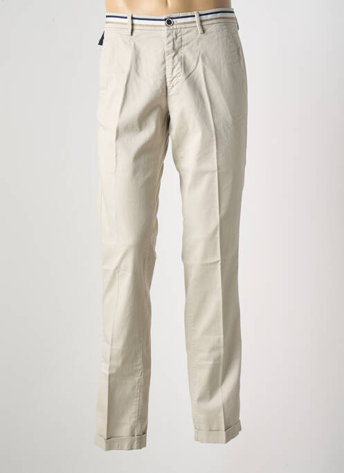 Pantalon chino stretch taille normale beige MASON'S homme