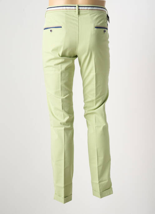 Pantalon chino stretch taille normale vert MASON'S homme