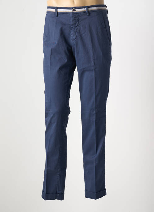 Pantalon chino stretch taille normale bleu MASON'S homme