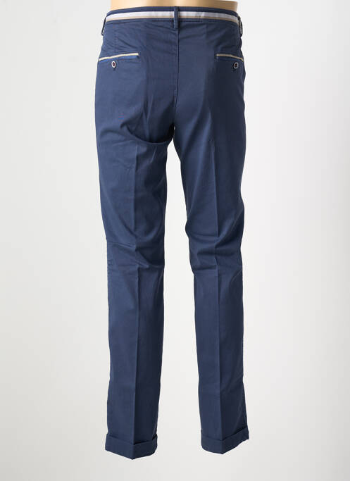 Pantalon chino stretch taille normale bleu MASON'S homme