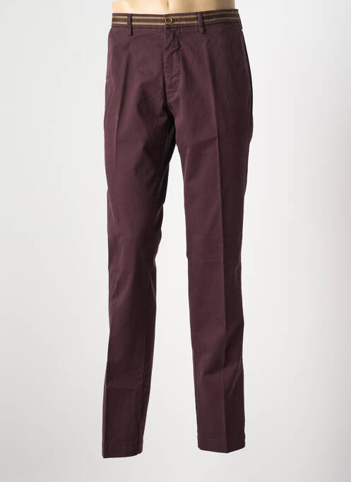 Pantalon chino stretch taille normale rouge MASONS homme