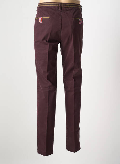 Pantalon chino stretch taille normale rouge MASONS homme