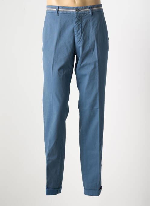 Pantalon chino tissage popeline taille normale bleu MASON'S homme