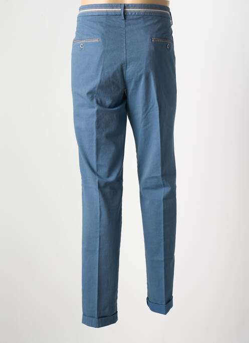 Pantalon chino tissage popeline taille normale bleu MASON'S homme