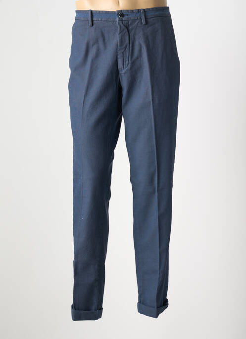 Pantalon chino tissage chiné taille normale bleu MASON'S homme