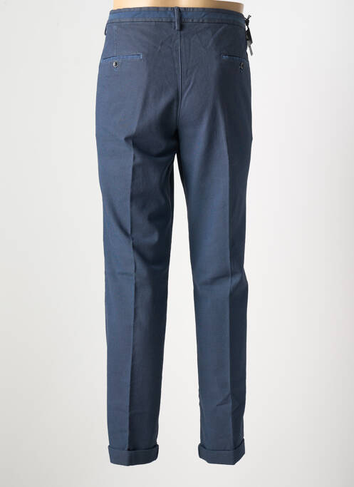 Pantalon chino tissage chiné taille normale bleu MASON'S homme