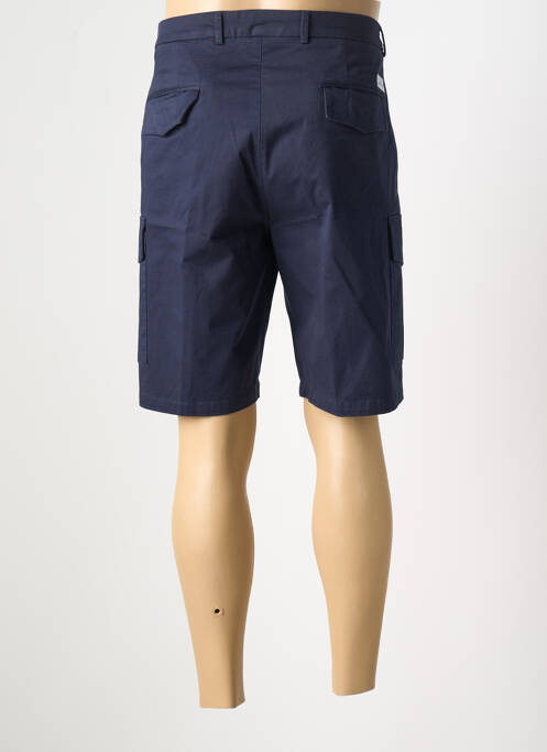 Bermuda multipoches taille normale bleu MANUEL RITZ homme