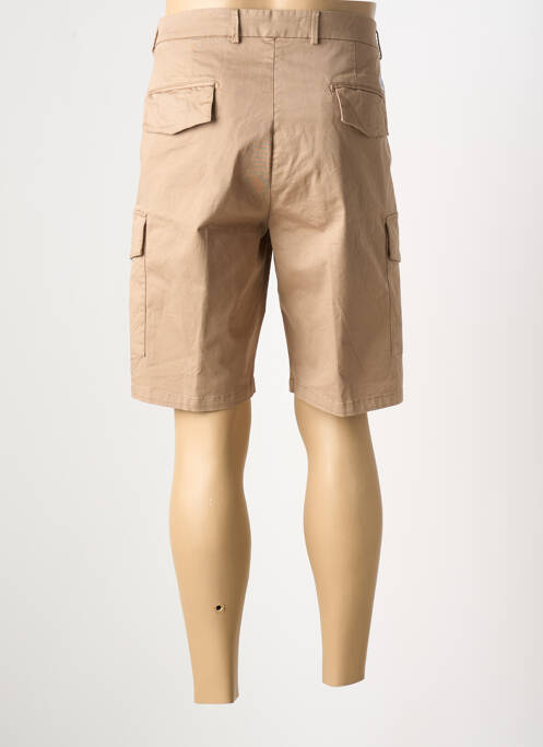 Bermuda multipoches taille normale beige MANUEL RITZ homme