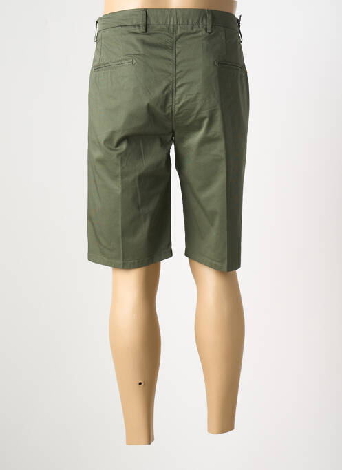 Bermuda taille à pinces taille normale vert MANUEL RITZ homme