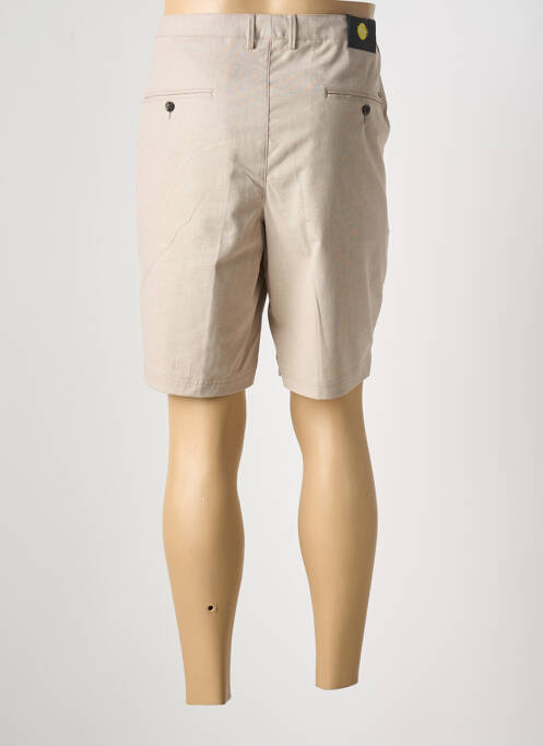 Bermuda taille à pinces taille basse beige HUGO BOSS homme