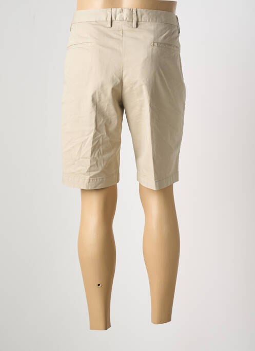 Bermuda taille à pinces taille normale beige DEVORE homme
