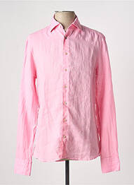Chemise manches longues coupe cintrée rose STENSTRÔMS homme