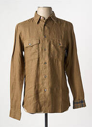 Chemise manches longues coupe cintrée vert PAUL SMITH homme