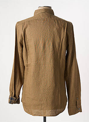 Chemise manches longues coupe cintrée vert PAUL SMITH homme