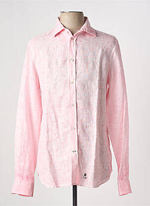 Chemise manches longues coupe droite rose MASON'S homme
