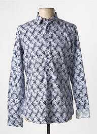 Chemise manches longues imprimé fantaisie bleu PAUL SMITH homme