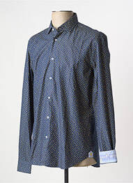 Chemise manches longues imprimé fantaisie bleu MANUEL RITZ homme