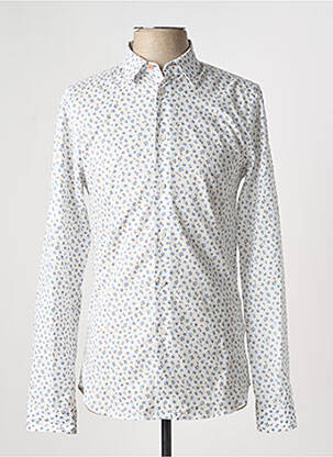 Chemise manches longues imprimé fleurs blanc PAUL SMITH homme