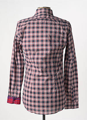 Chemise manches longues imprimé carreaux rouge PAUL SMITH homme