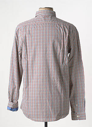 Chemise manches longues imprimé carreaux bleu NAPAPIJRI homme