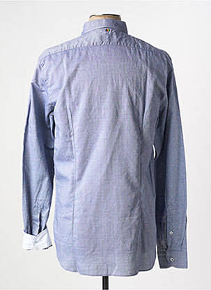 Chemise manches longues imprimé fantaisie bleu MANUEL RITZ homme