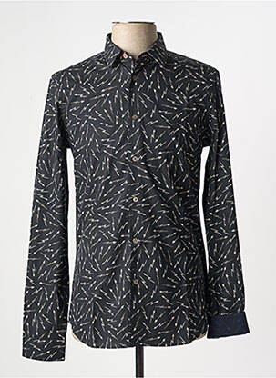 Chemise manches longues imprimé fantaisie noir PAUL SMITH homme