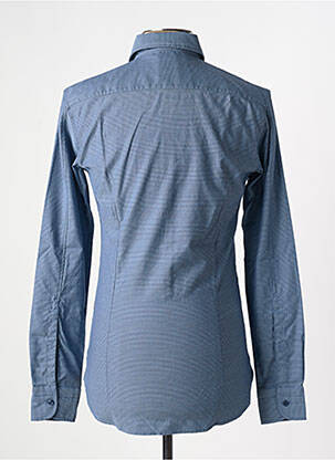 Chemise manches longues imprimé fantaisie bleu HUGO BOSS homme